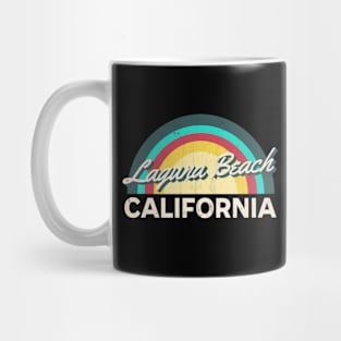 Laguna Beach California Vintage Sunset Mug